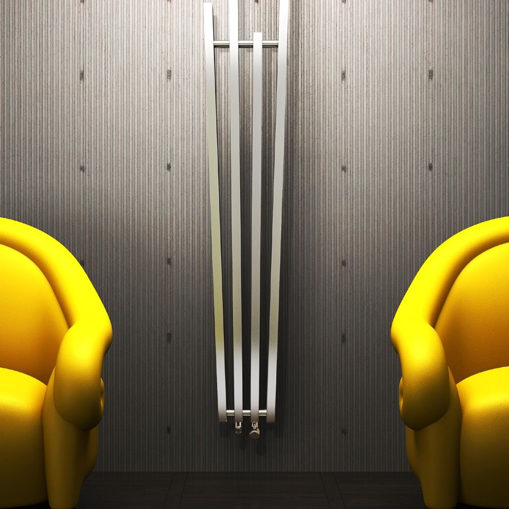 Designradiator Fan in een interieur