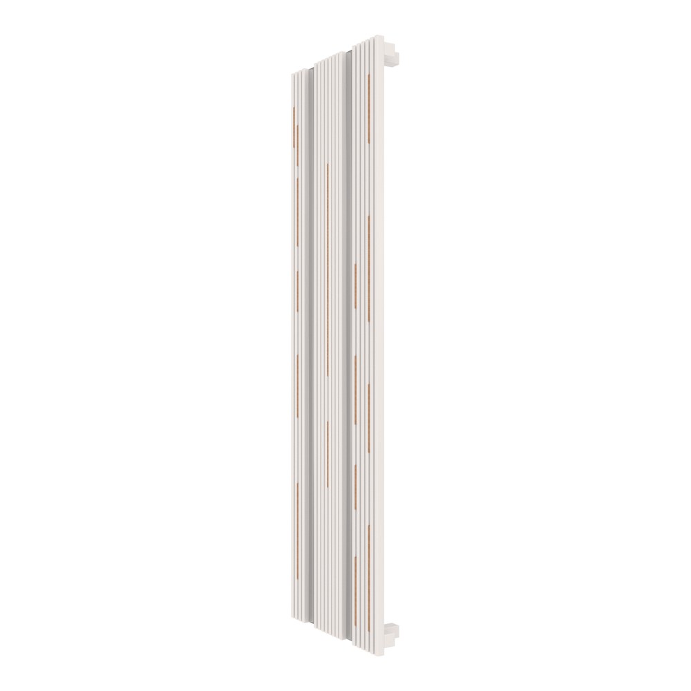 Designradiator Invisible 40 Wood, productfoto op een witte achtergrond