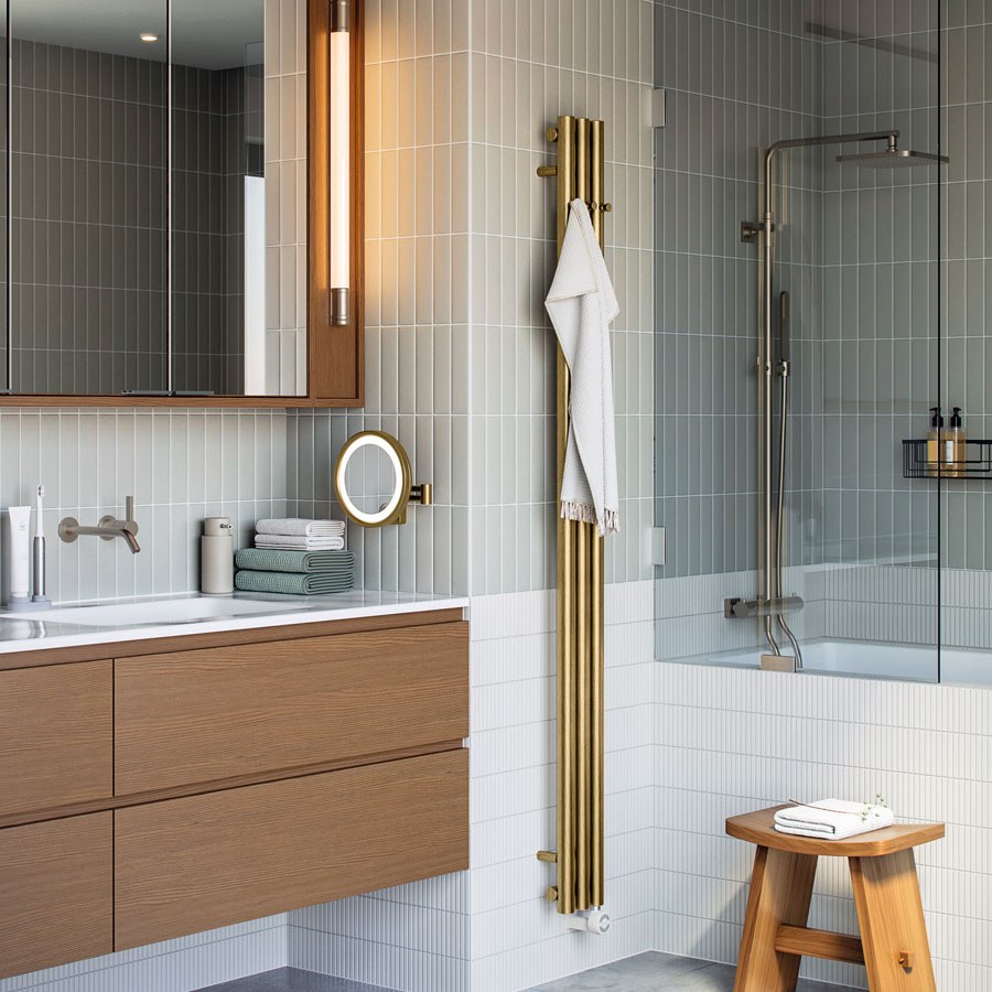 Designradiator Rolo Hanger in een interieur
