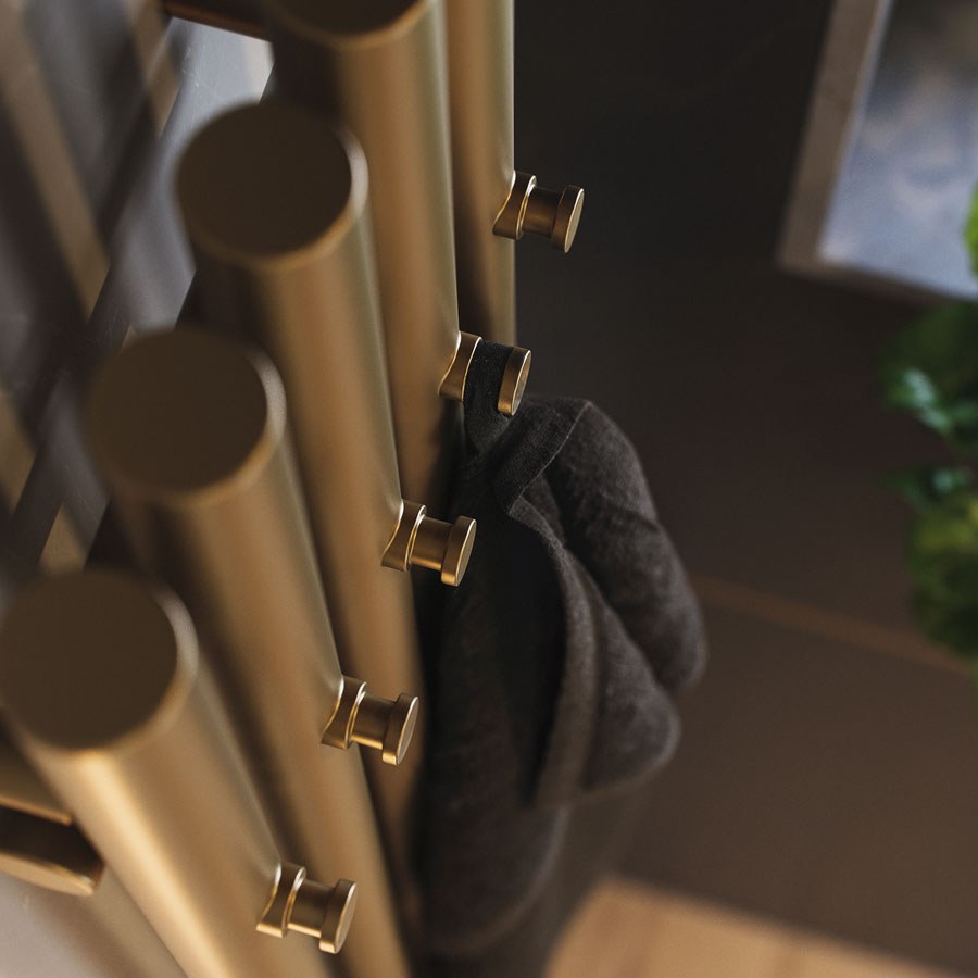 Designradiator Rolo Hanger in een interieur