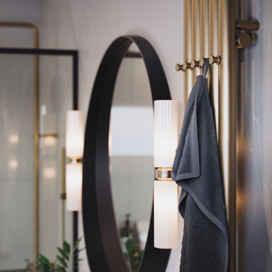 Designradiator Rolo Hanger in een interieur