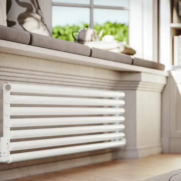 Designradiator Rolo Room H in een interieur