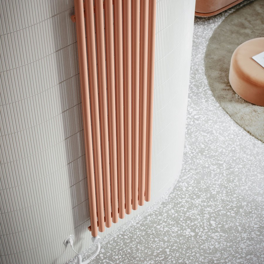 Designradiator Rolo Room in een interieur