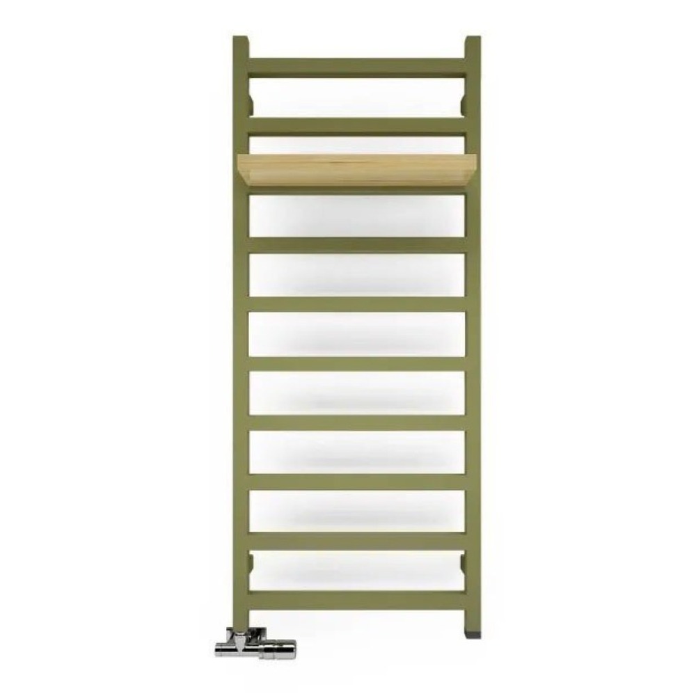 Handdoekradiator Simple One tegen een witte achtergrond