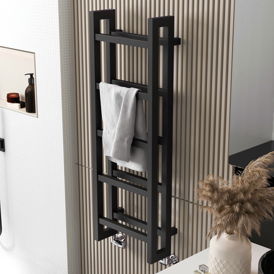 Designradiator Stand in een interieur