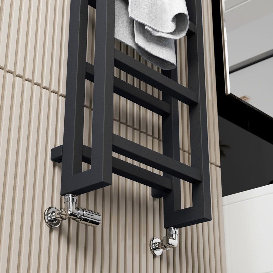 Designradiator Stand in een interieur