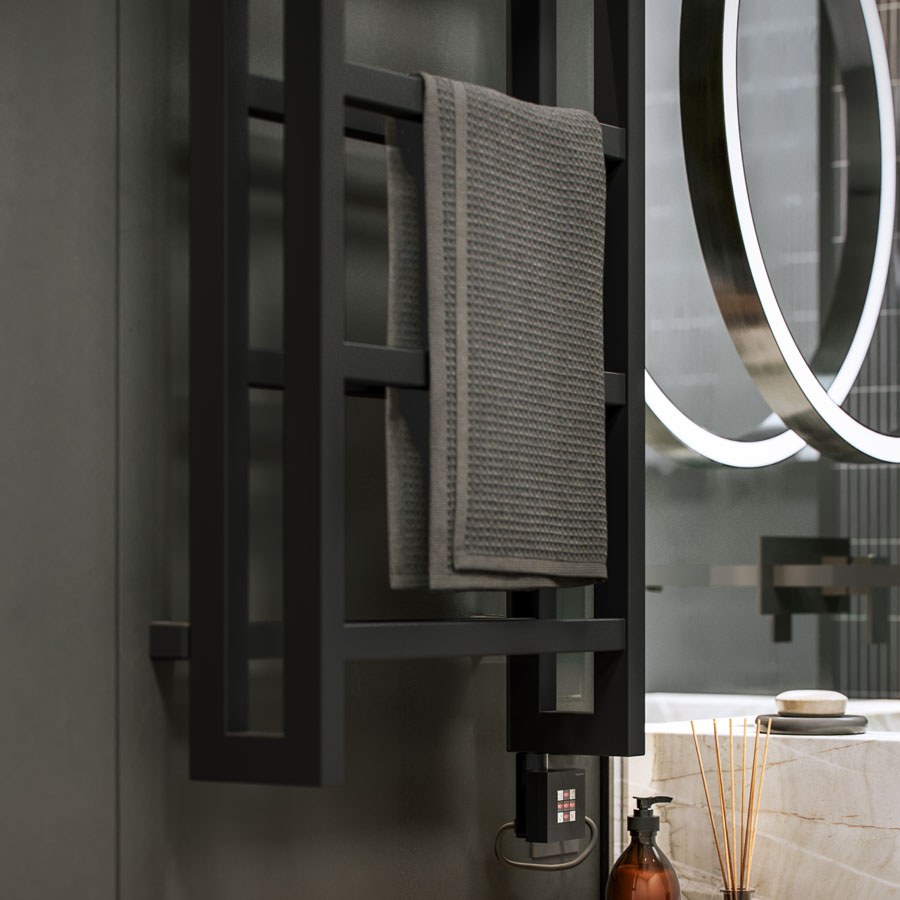 Designradiator Stand in een interieur