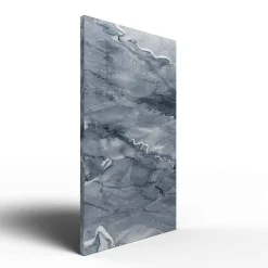 Designradiator Valentina Grey, natuursteen radiator in blauwgrijs marmer, staand