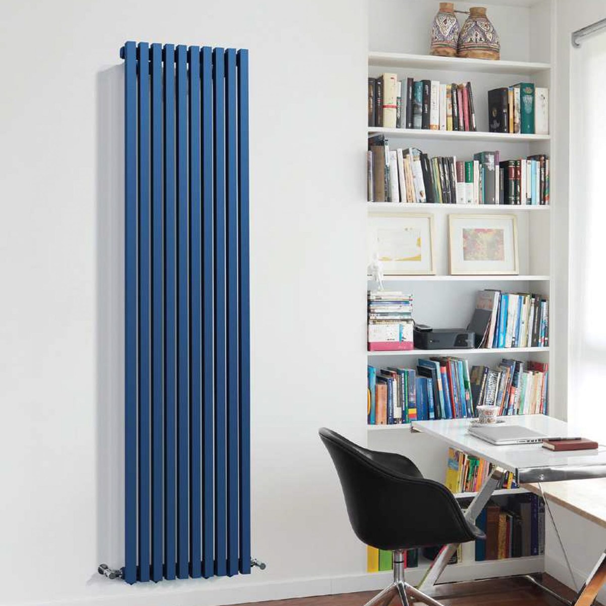 Designradiator Vertica D in een interieur