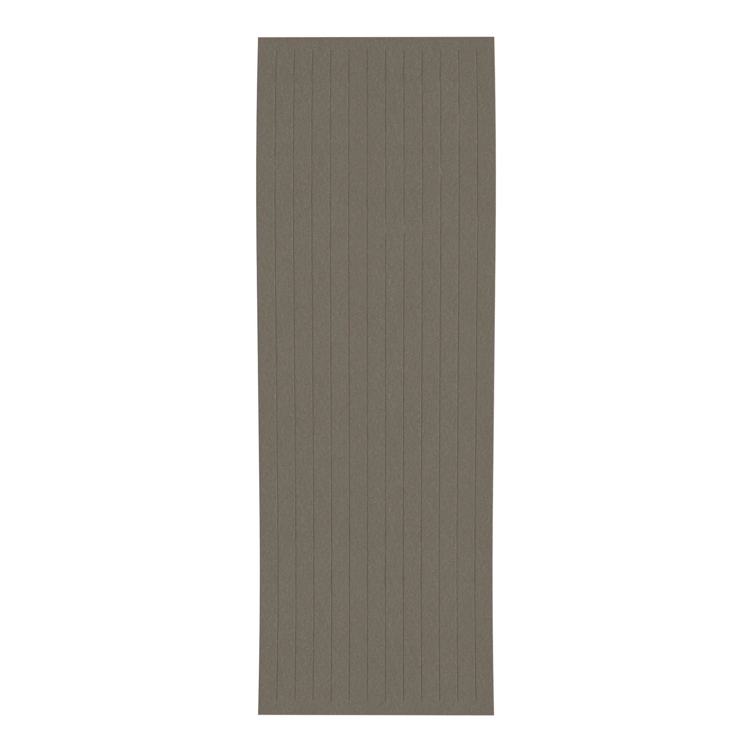Designradiator Wave in Cappuccino, vooraanzicht