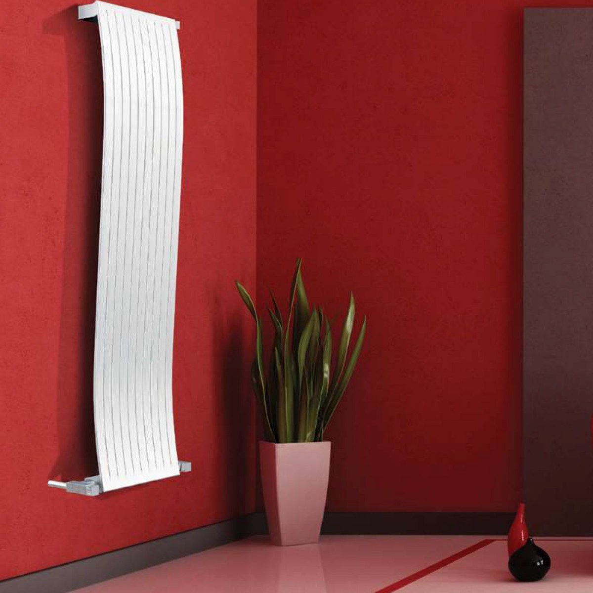 Designradiator Wave in een interieur