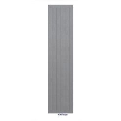 Designradiator Nova in de kleur 'Telegrey2' tegen een witte achtergrond