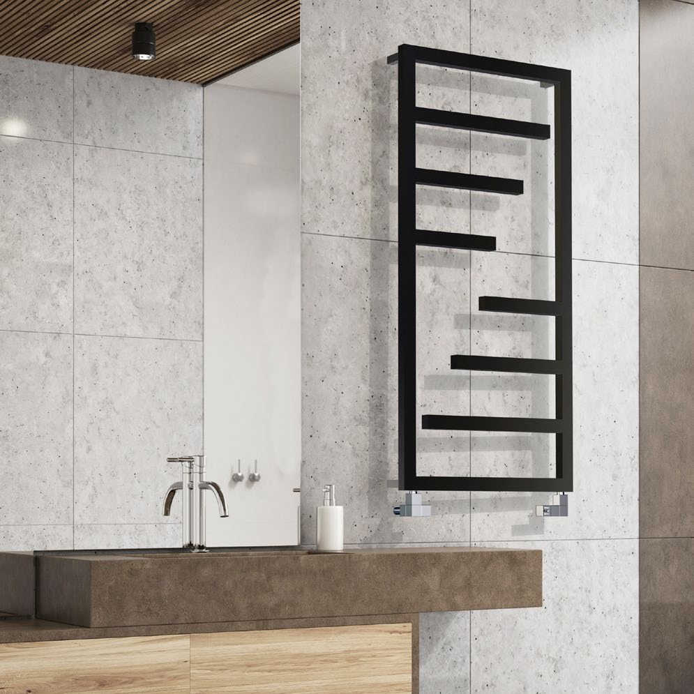 Handdoekradiator Boka in een interieur