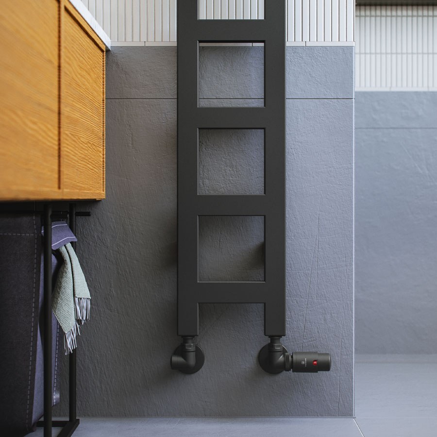 Handdoekradiator Easy in een interieur