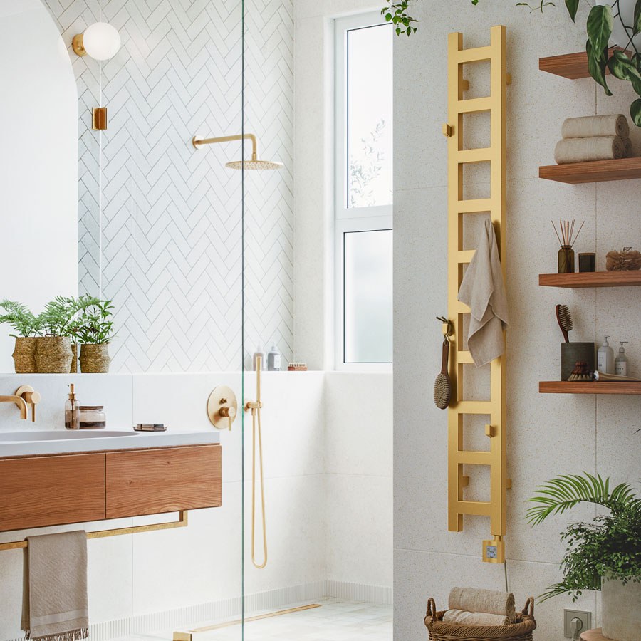 Handdoekradiator Easy in een interieur