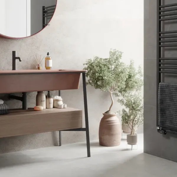 Handdoekradiator Fiona One in een interieur