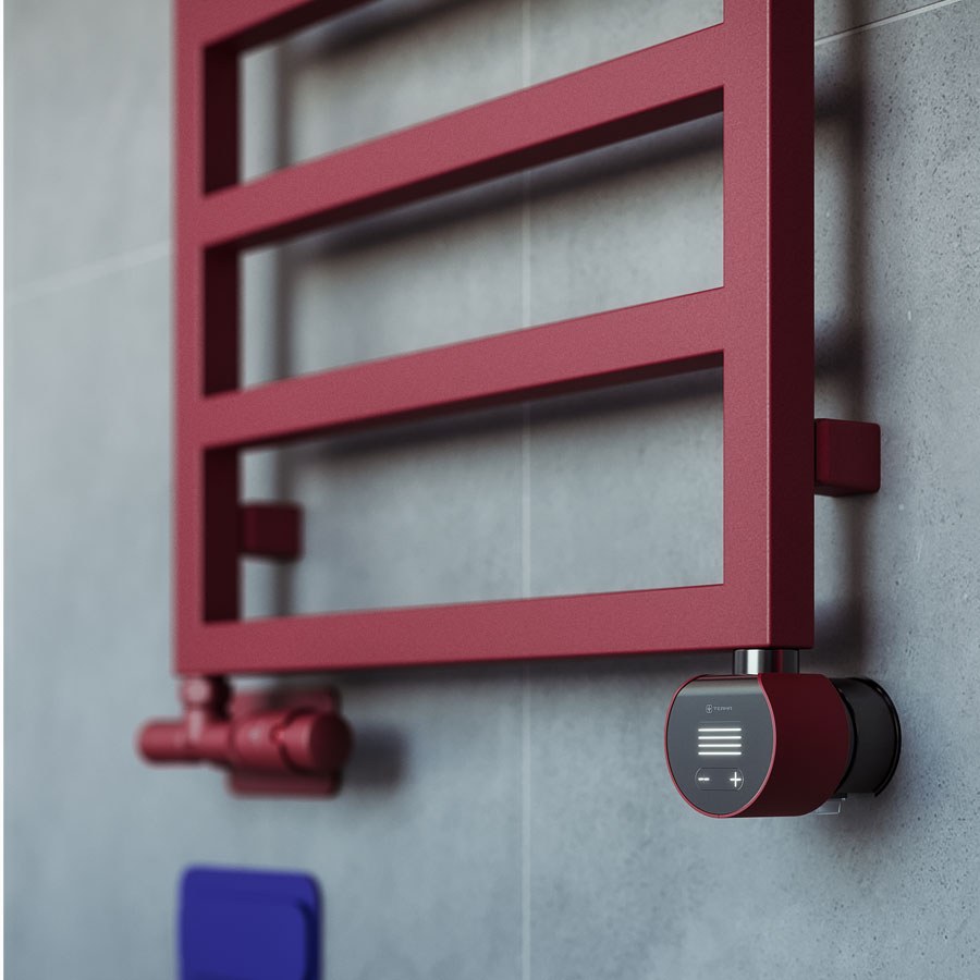 Handdoekradiator Grid in een interieur