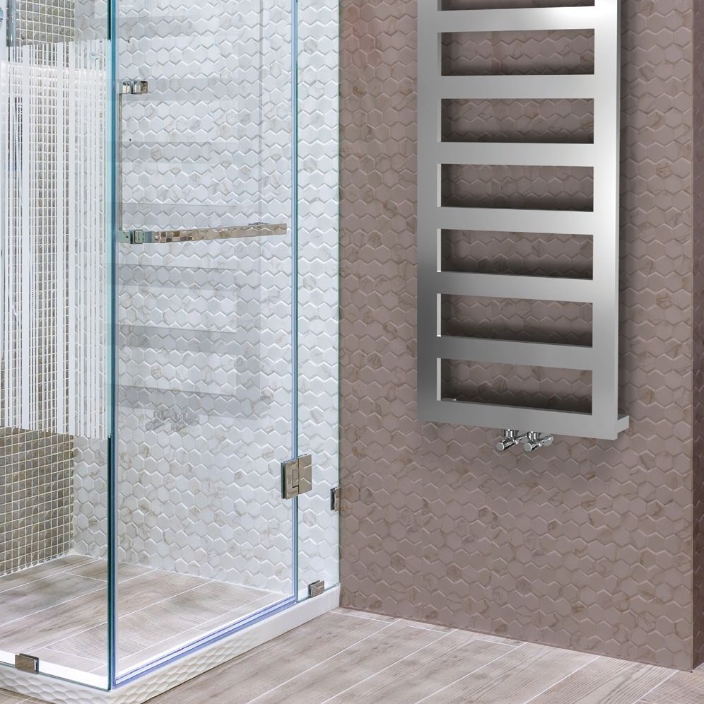 Handdoekradiator Kazar L in een interieur