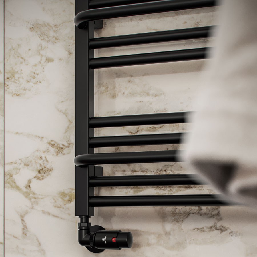 Handdoekradiator Lima in een interieur