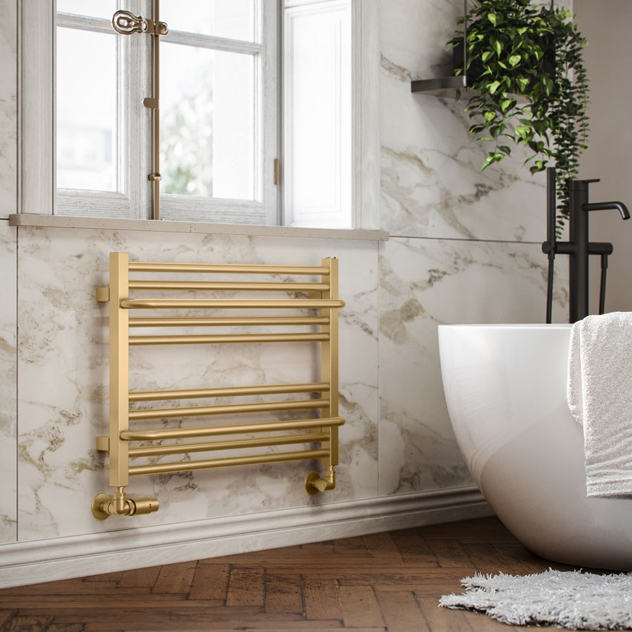 Handdoekradiator Lima in een interieur