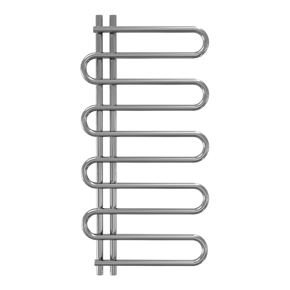 Handdoekradiator River, productfoto op een witte achtergrond
