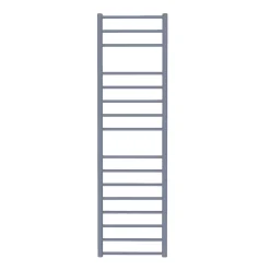 Handdoekradiator Sunit in RAL 5024 pastelblauw, vooraanzicht op een witte achtergrond
