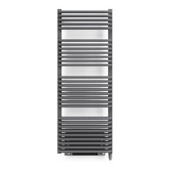 Handdoekradiator Tytus Blower met ingebouwde ventilatorkachel, vooraanzicht op een witte achtergrond