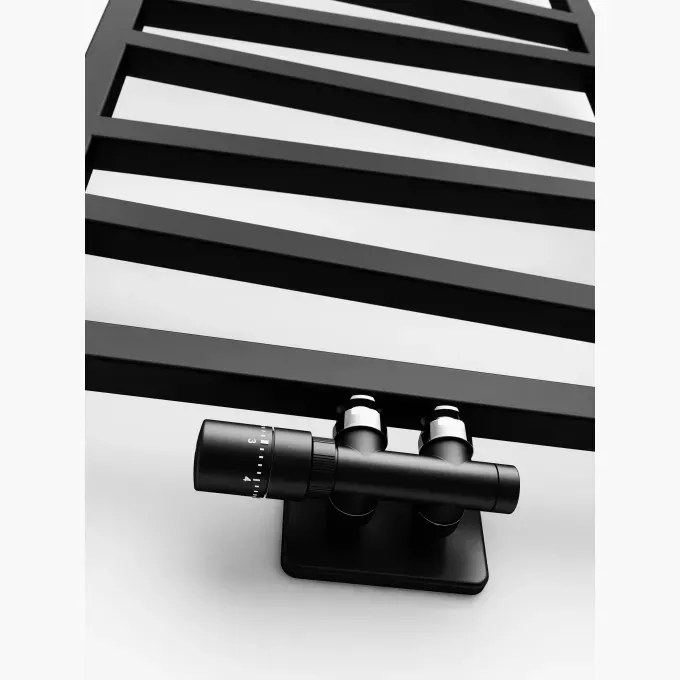 Handdoekradiator ZigZag in een interieur
