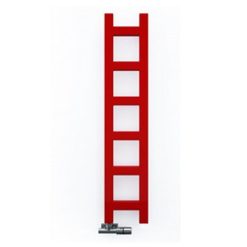 Handdoekradiator Easy tegen witte achtergrond