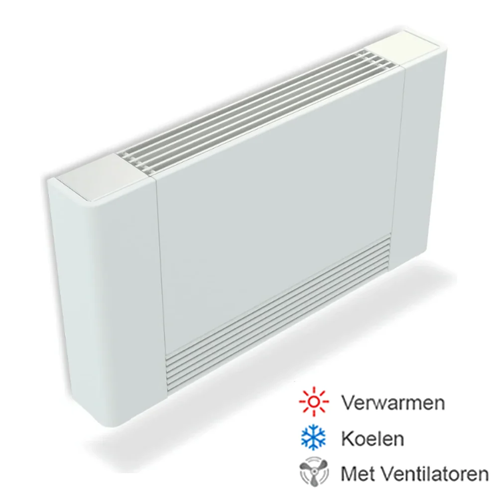 LTV Radiator EcoPlus 1360, wandunit voor verwarmen en koelen met ventilatoren