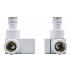 Ventielset QUATTRO CONTROL in wit, op een witte achtergrond