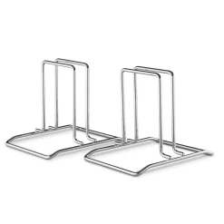 Vrijstaande voetjes in chroom voor een natuursteen radiator, set van twee