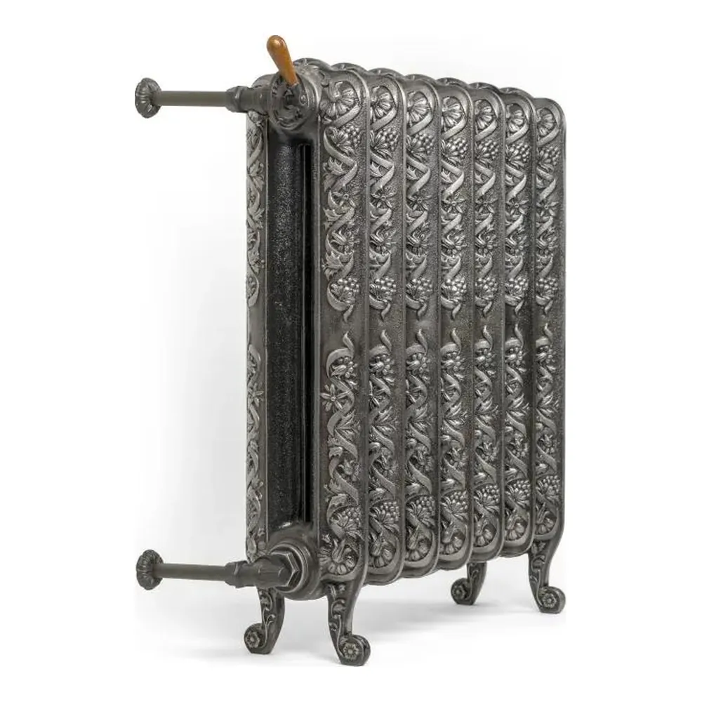 Gietijzeren radiator Kaszub, schuin zijaanzicht