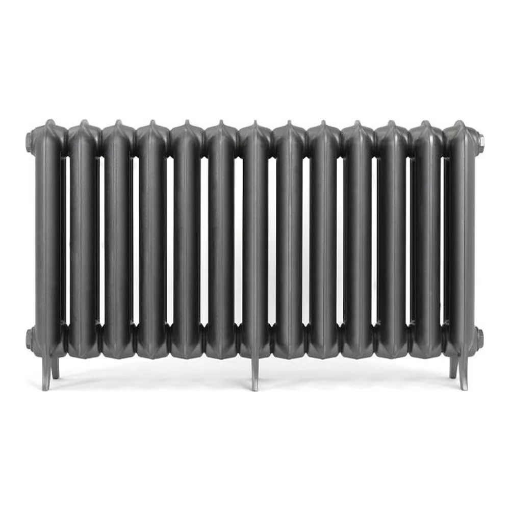 Brede gietijzeren radiator Plain, vooraanzicht
